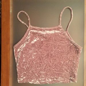 Amazing crushed velvet tank top